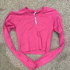 Lululemon Women's Pink Long Sleeve Top